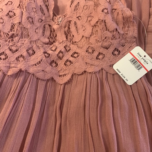 Adella Maxi Slip Dress in Rose - Picture 4 of 5